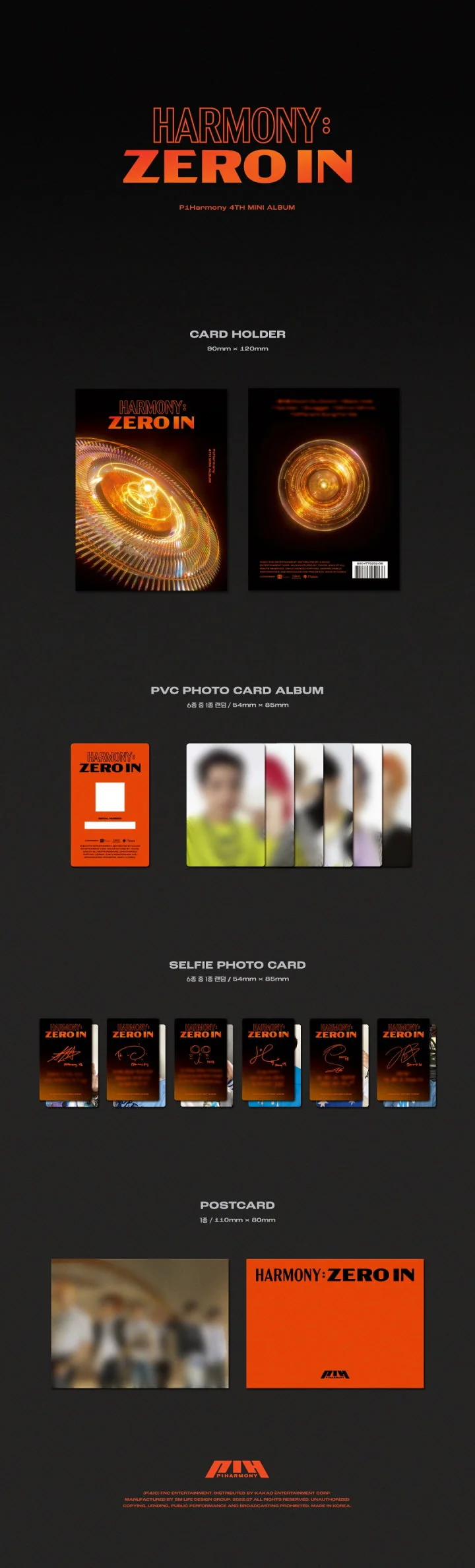P1HARMONY - HARMONY : ZERO IN (4th Mini Album) PLATFORM