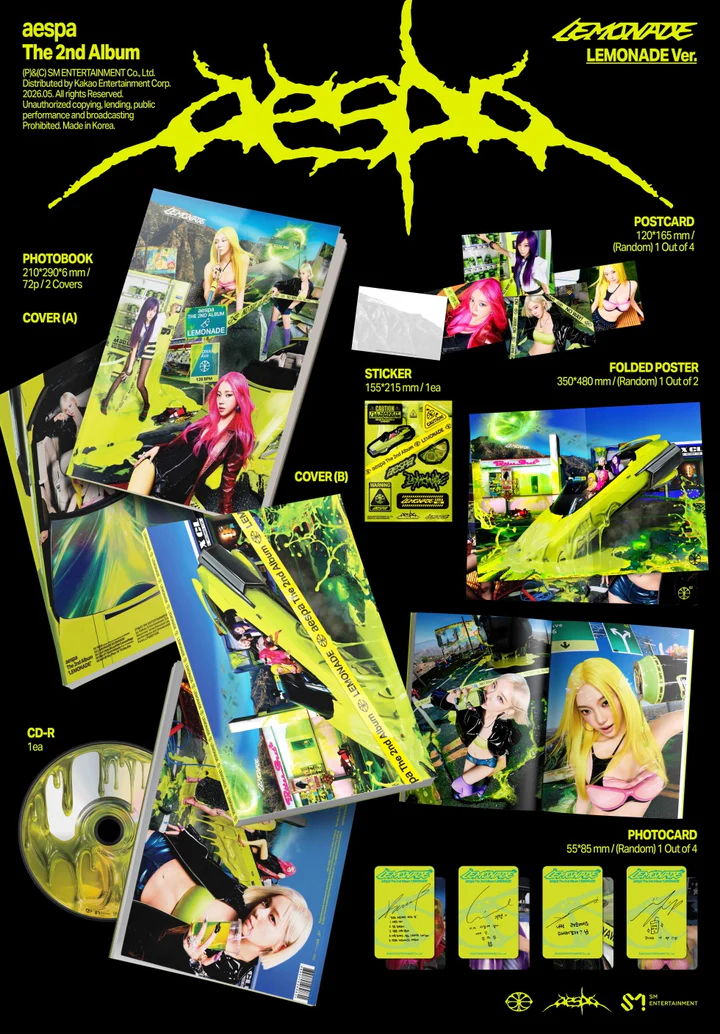 AESPA - LEMONADE (2nd Album) LEMONADE