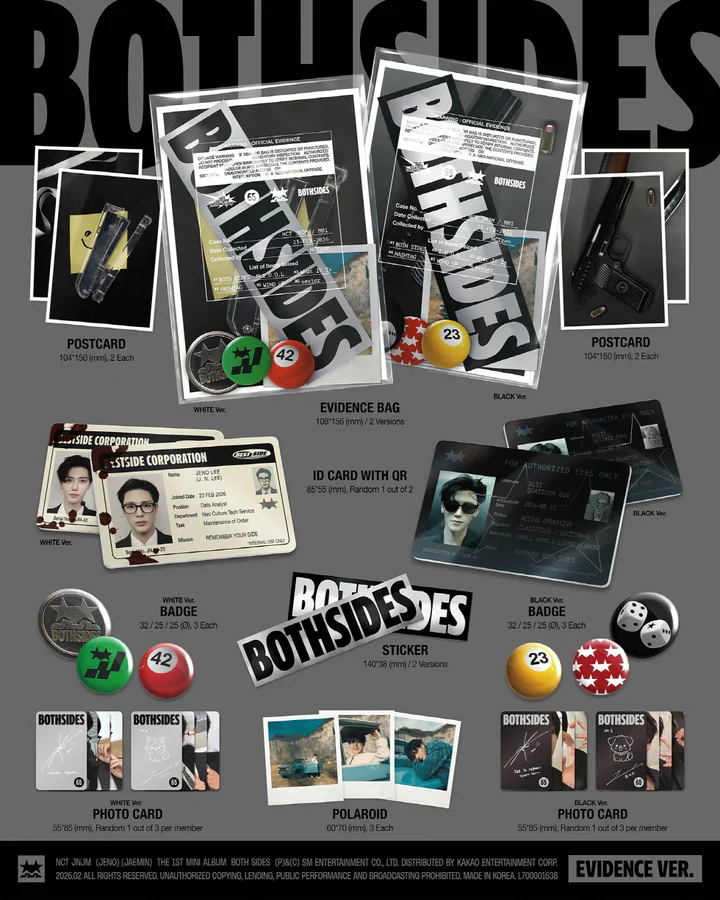 NCT JNJM - BOTH SIDES (1st Mini Album) EVIDENCE SMART Version