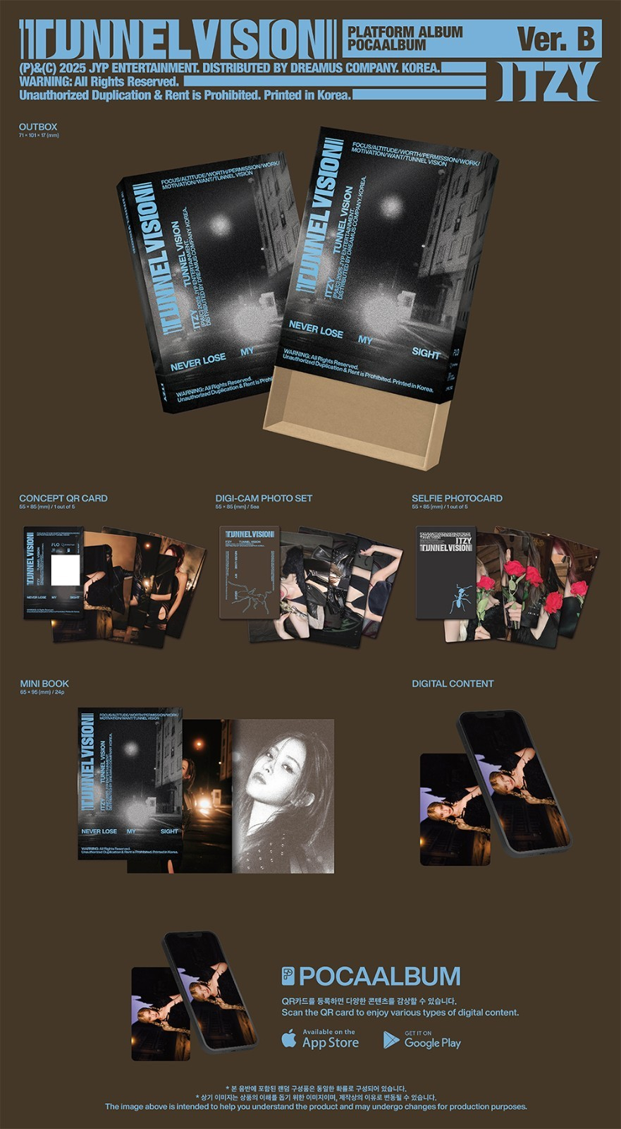 ITZY - TUNNEL VISION POCAALBUM