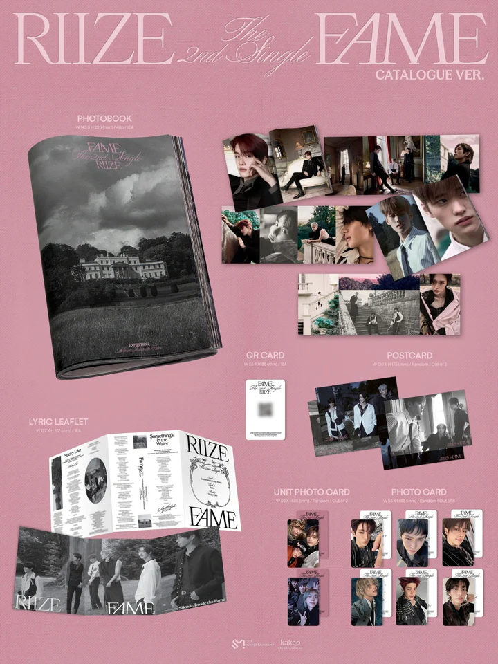RIIZE - FAME (2nd Single Album) CATALOGUE Version