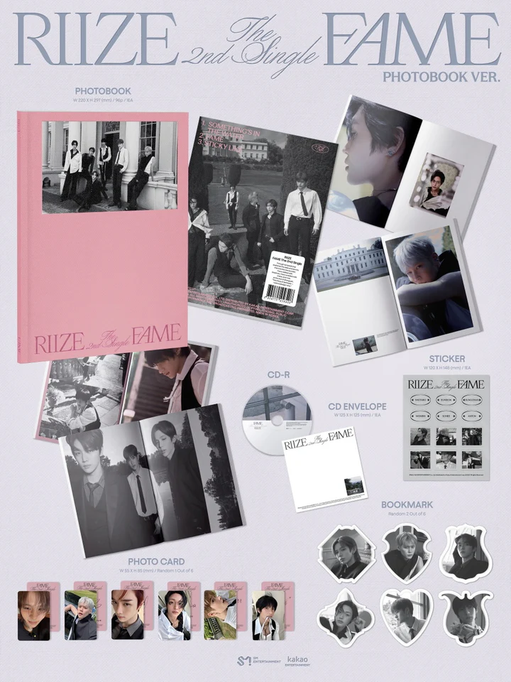 RIIZE - FAME (2nd Single Album) PHOTOBOOK Version