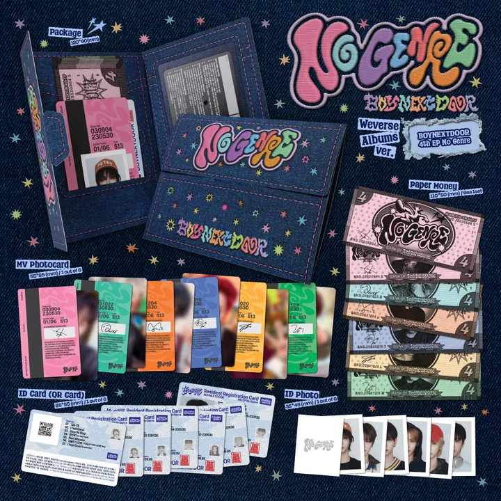 BOYNEXTDOOR - NO GENRE (4th EP Album) WEVERSE ALBUMS
