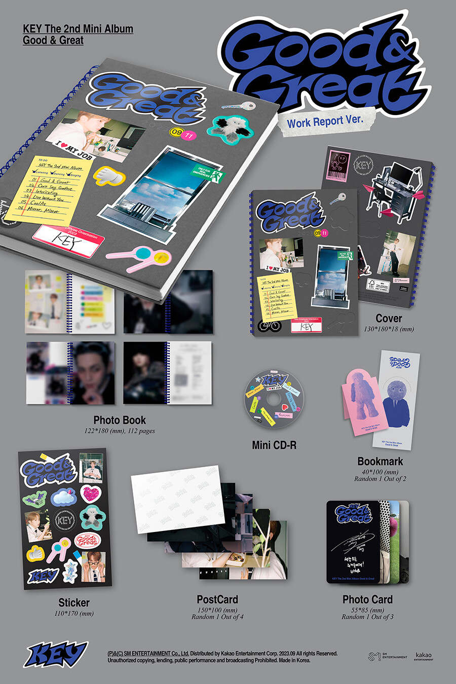 KEY (SHINEE) - Good & Great (2nd Mini Album) WORK REPORT Version