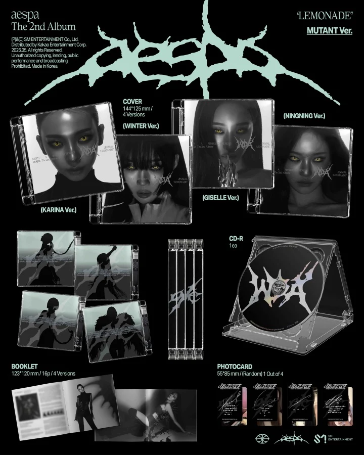 AESPA - LEMONADE (2nd Album) MUTANT Version