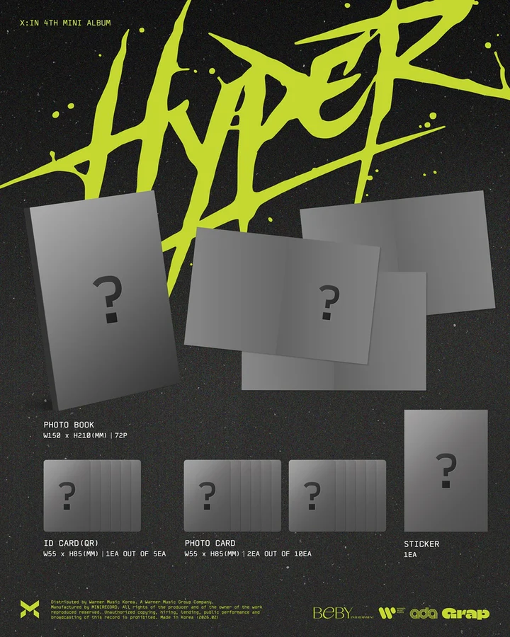 X:IN - HYPER (4th Mini Album)