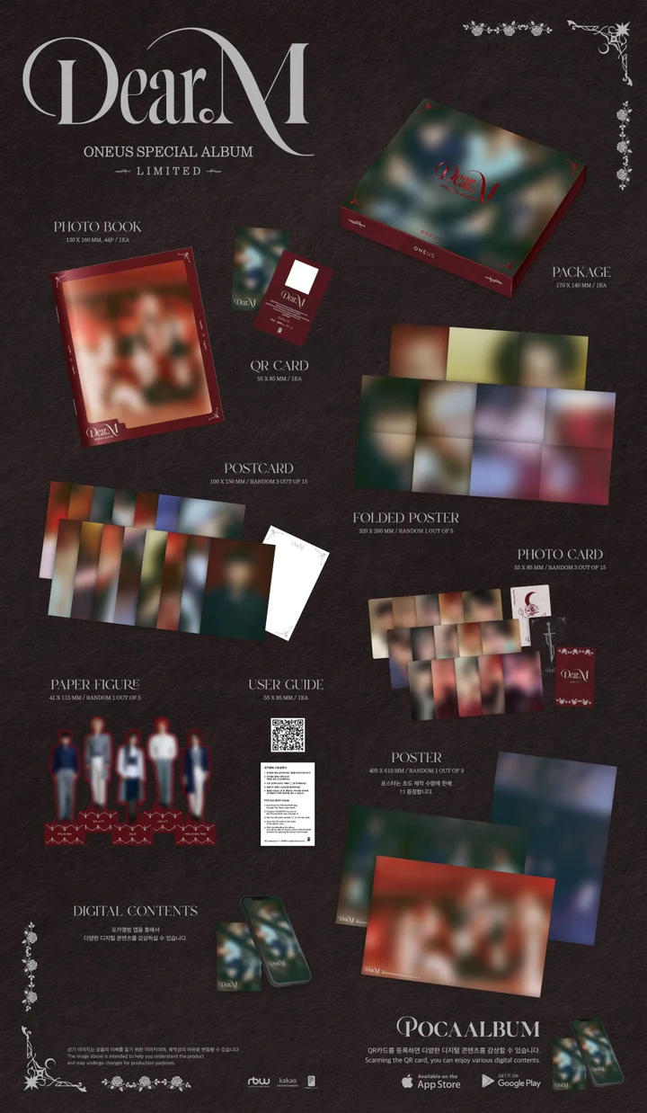 ONEUS - DEAR.M (SPECIAL ALBUM LIMITED Edition POCAALBUM)
