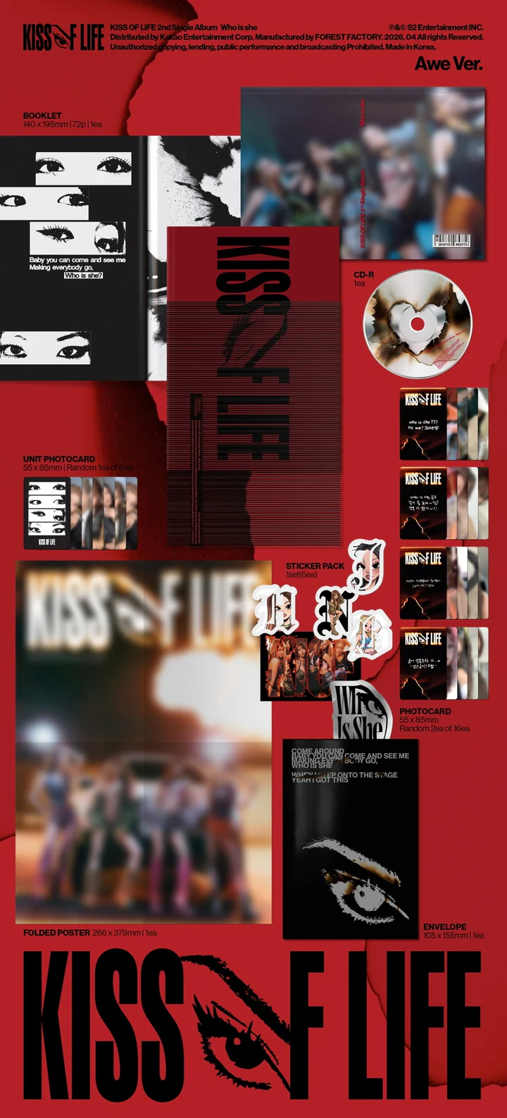 KISS OF LIFE - WHO IS SHE (2nd Single Album) AWE Version