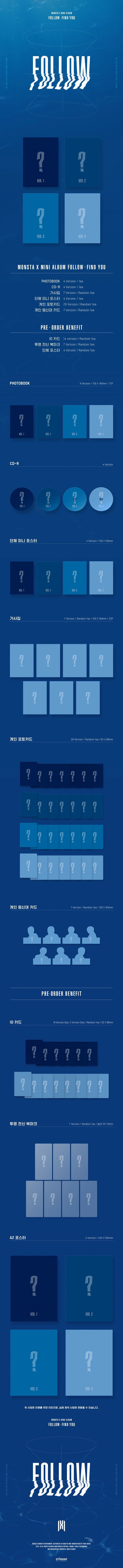 MONSTA X - Follow-Find You (7th Mini Album)