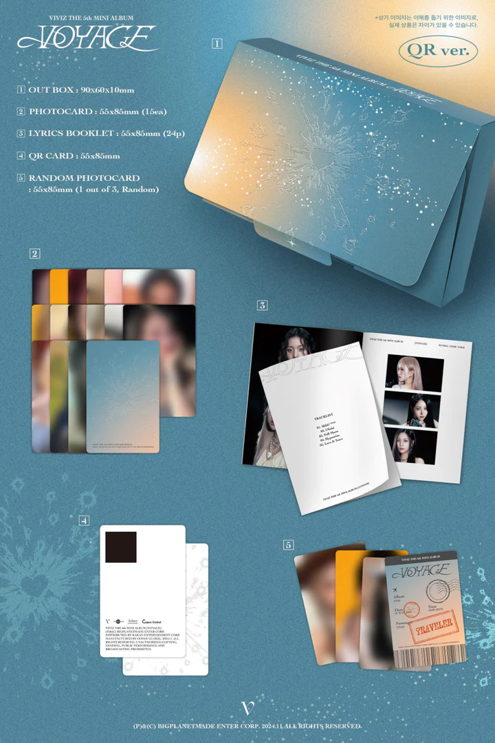 VIVIZ - VOYAGE (5th Mini Album) QR Version