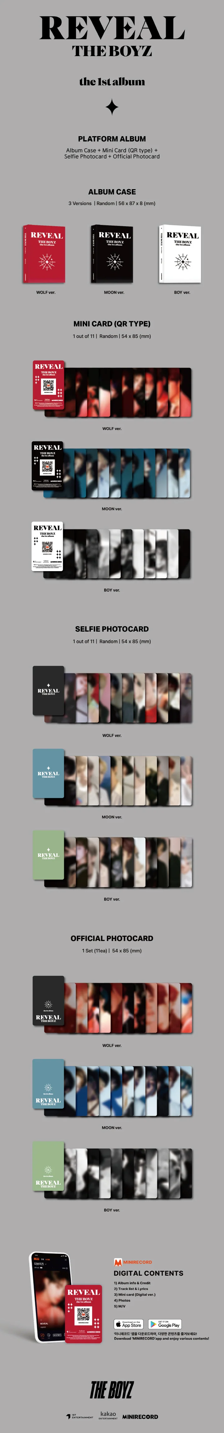 THE BOYZ - Reveal (1st Album) PLATFORM