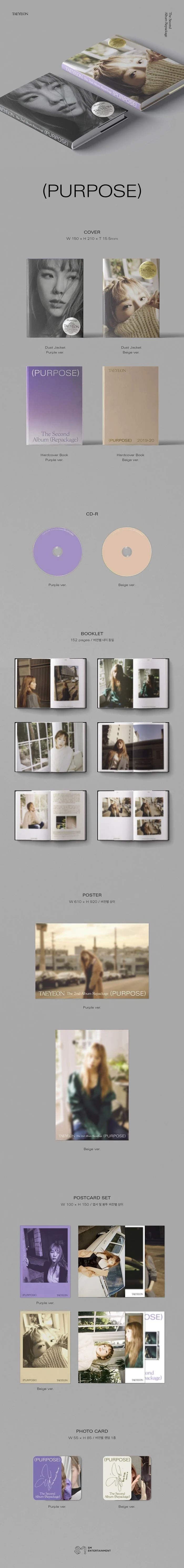 TAEYEON - Purpose (2nd Album Repackage)