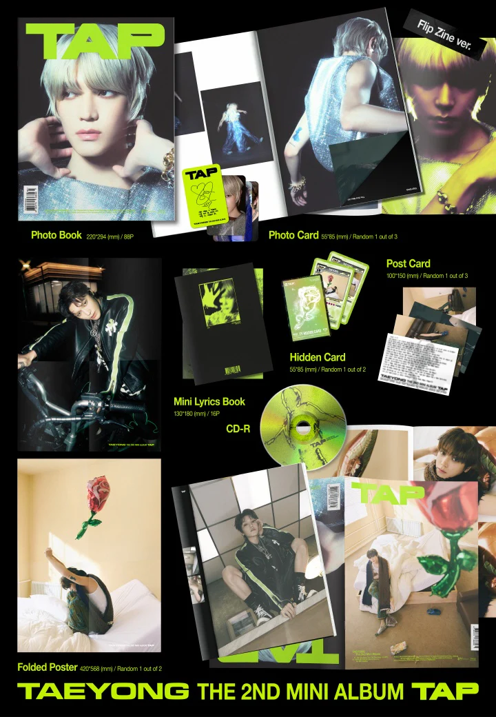 TAEYONG (NCT) - TAP (2nd Mini Album) FLIP ZINE