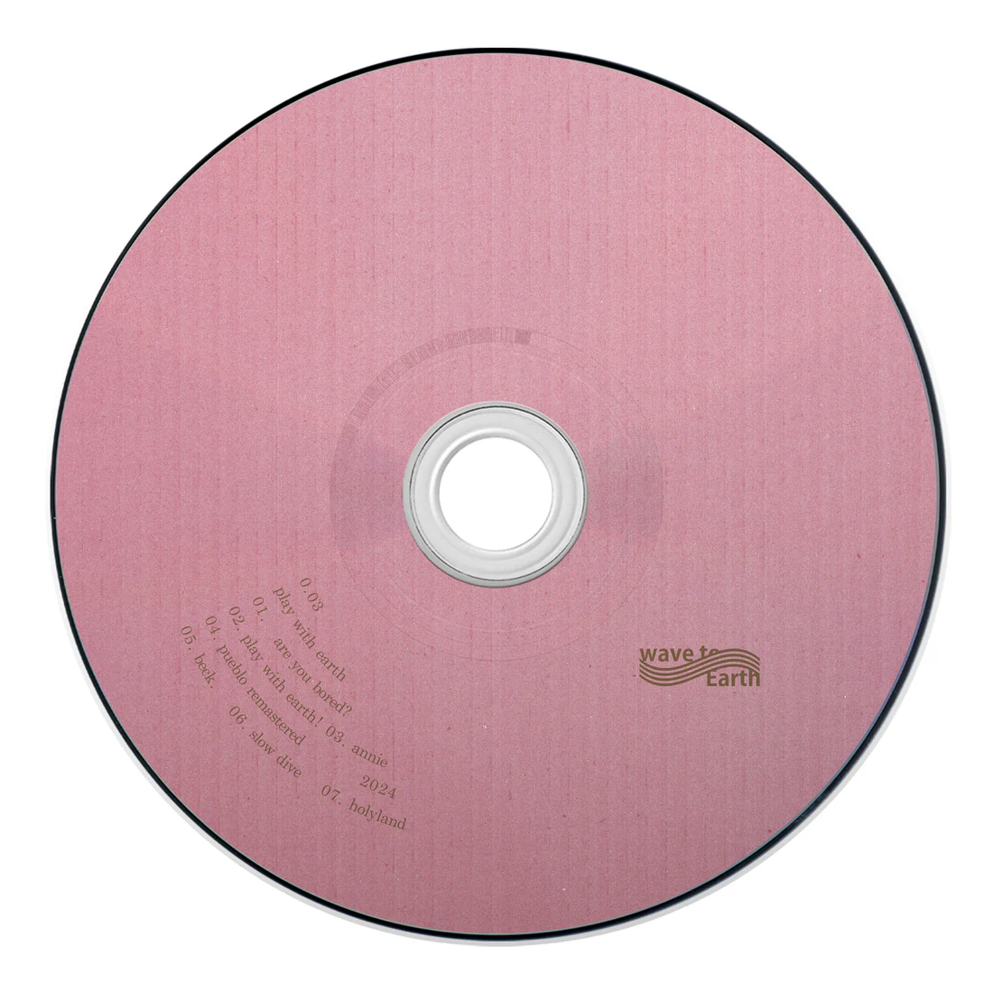 WAVE TO EARTH - PLAY WITH EARTH! 0.03 CD