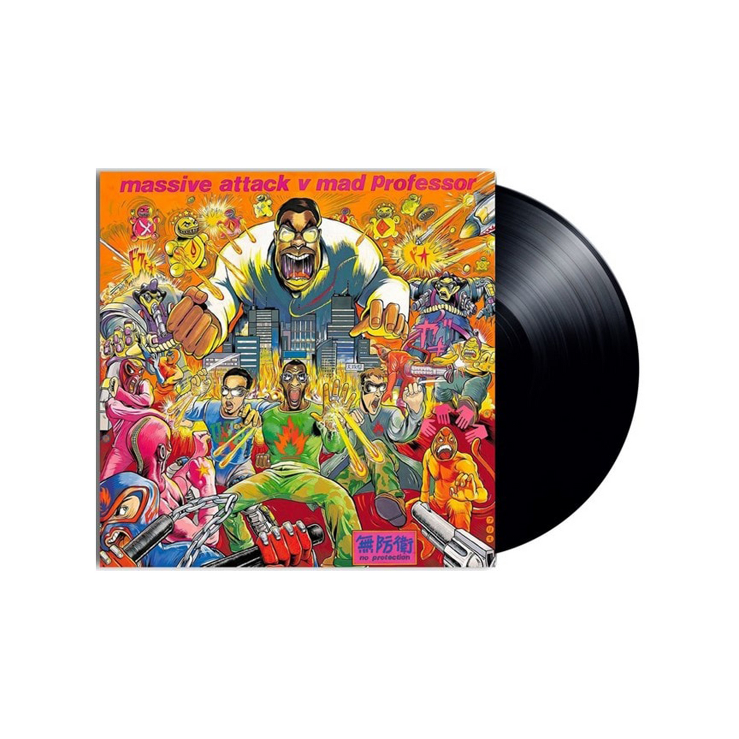 MASSIVE ATTACK V MAD PROFESSOR - No protection VINILO