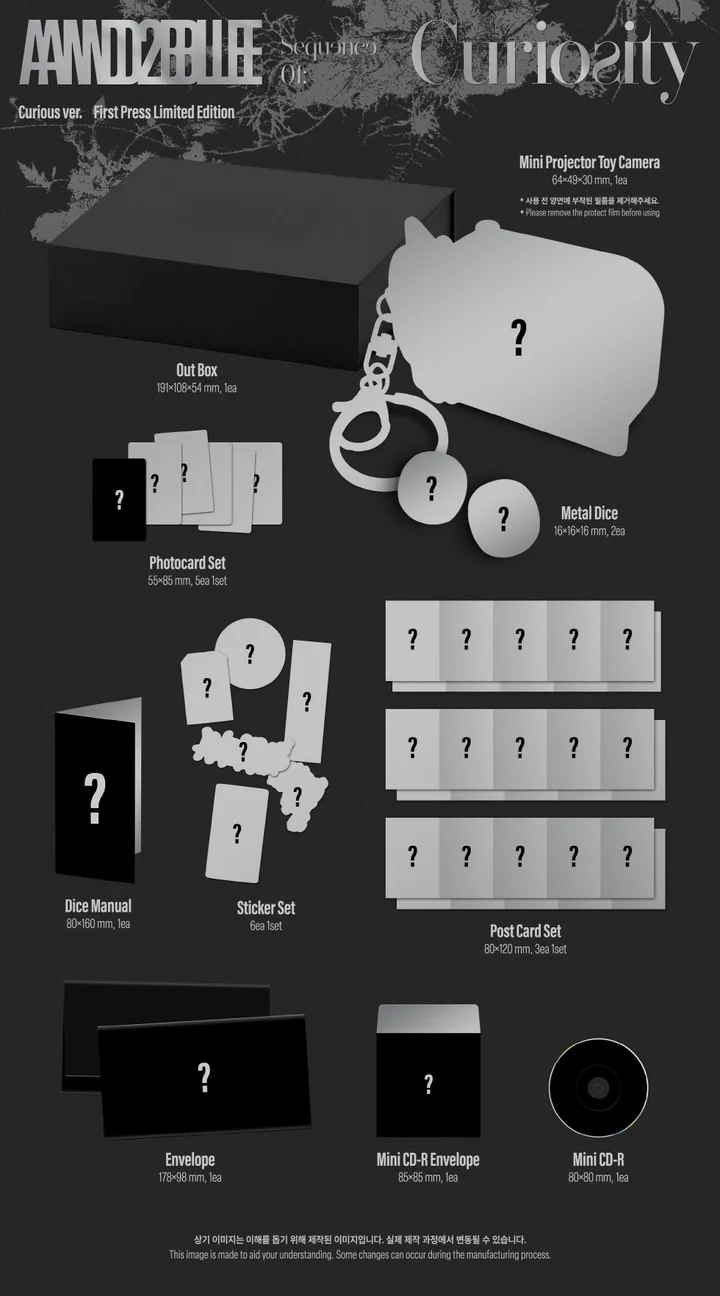 AND2BLE - SEQUENCE 01: CURIOSITY (1st Mini Album) CURIOUS (Limited)