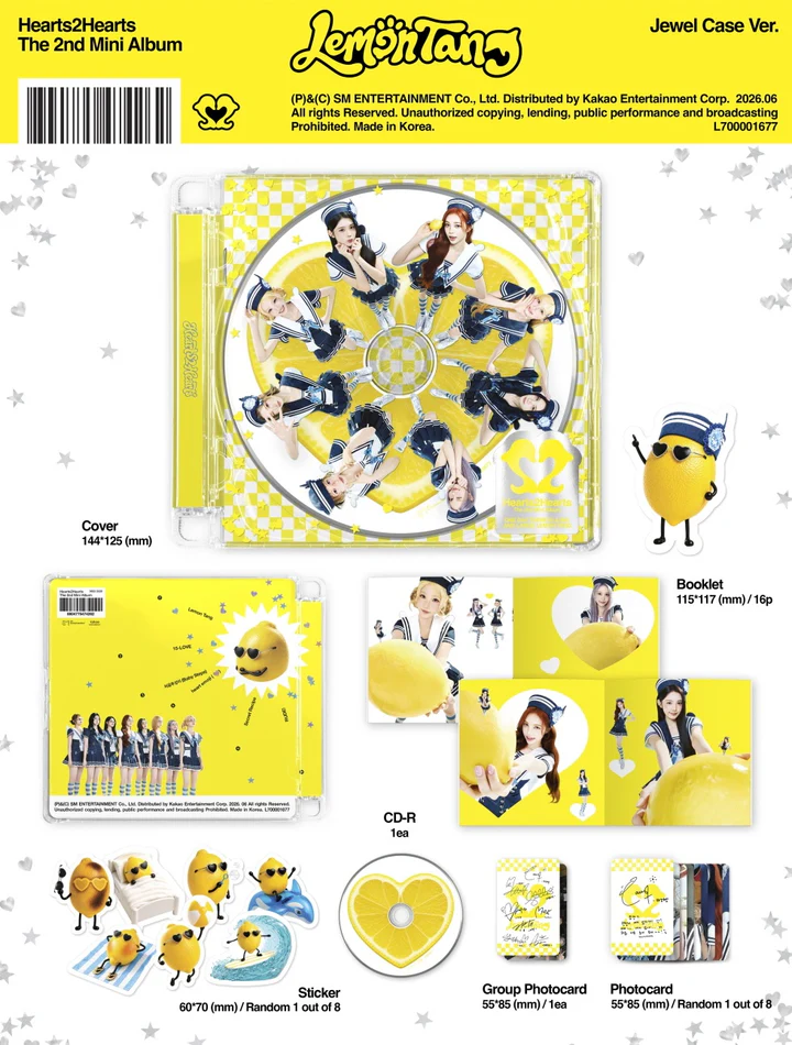 HEARTS2HEARTS - LEMON TANG (2nd Mini Album) JEWEL CASE