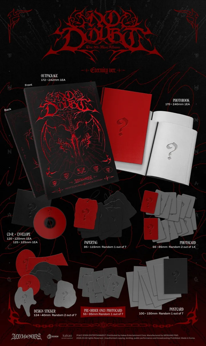 ALL(H)OURS - NO DOUBT (5th Mini Album)