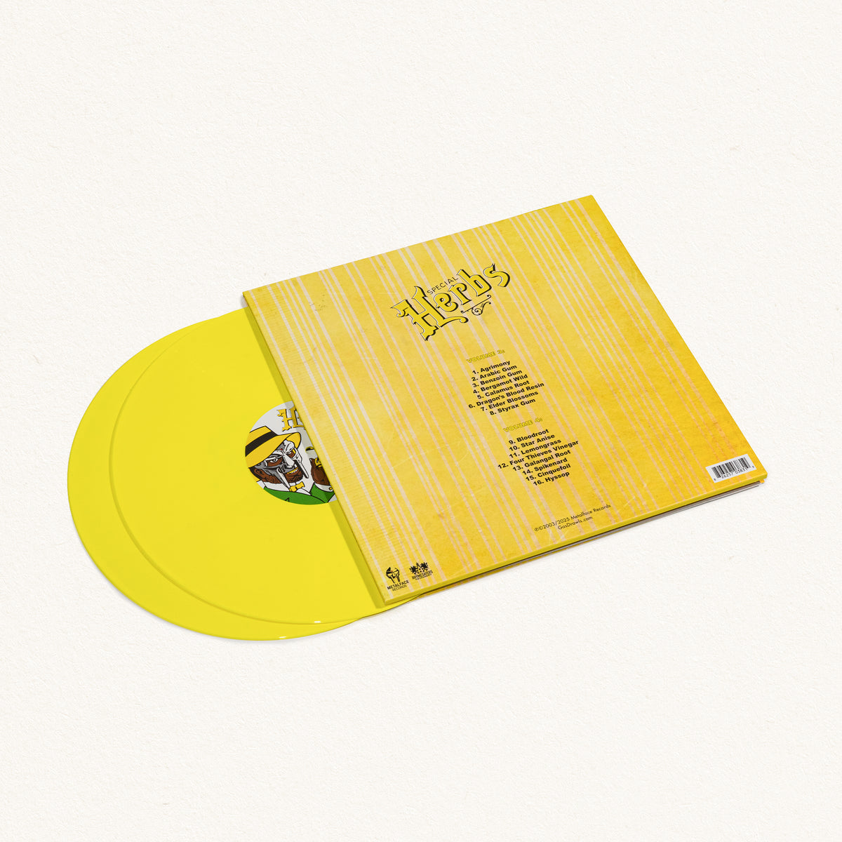 MF DOOM - Metal Fingers Presents: Special Herbs Vol. 3 & 4 VINILO