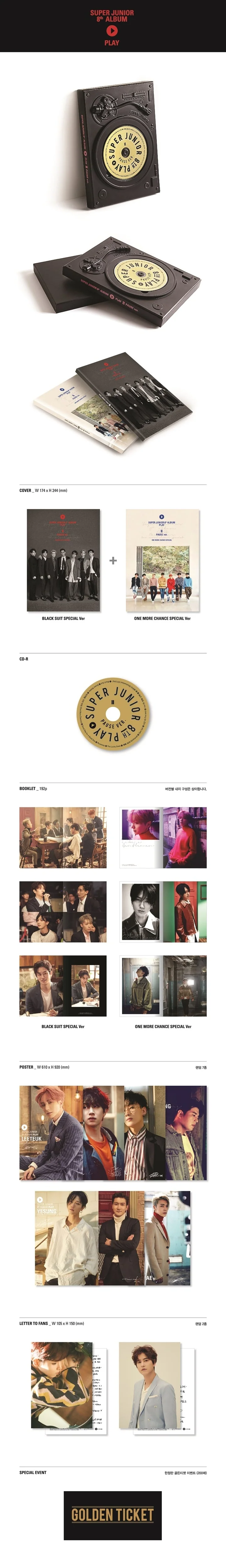 SUPER JUNIOR - Play (8th Album) PAUSE Version