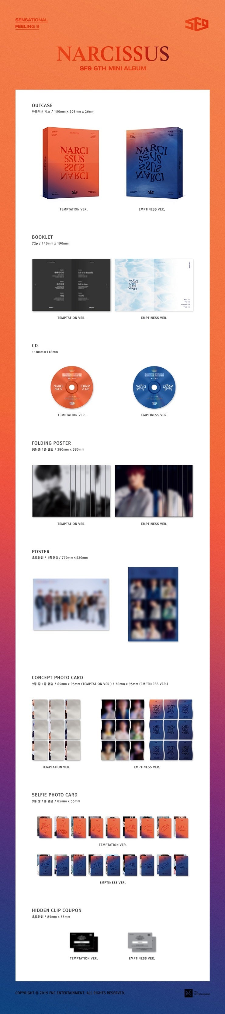 SF9 - Narcissus (6th Mini Album)