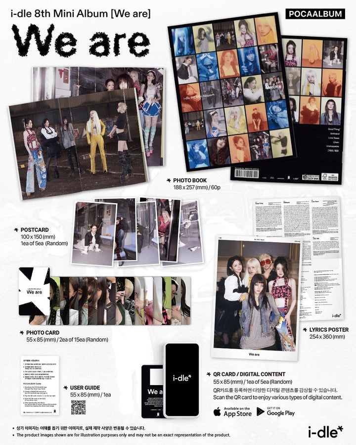 I-DLE - WE ARE (8th Mini Album) POCAALBUM (PHOTOBOOK) Version