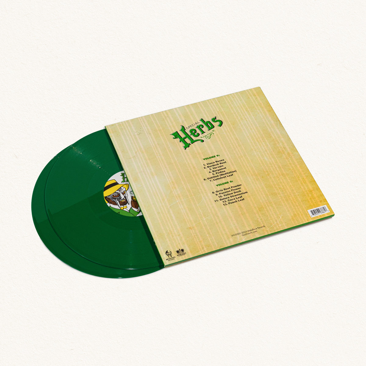 MF DOOM - Metal Fingers Presents: Special Herbs Vol. 9 & 0 VINILO