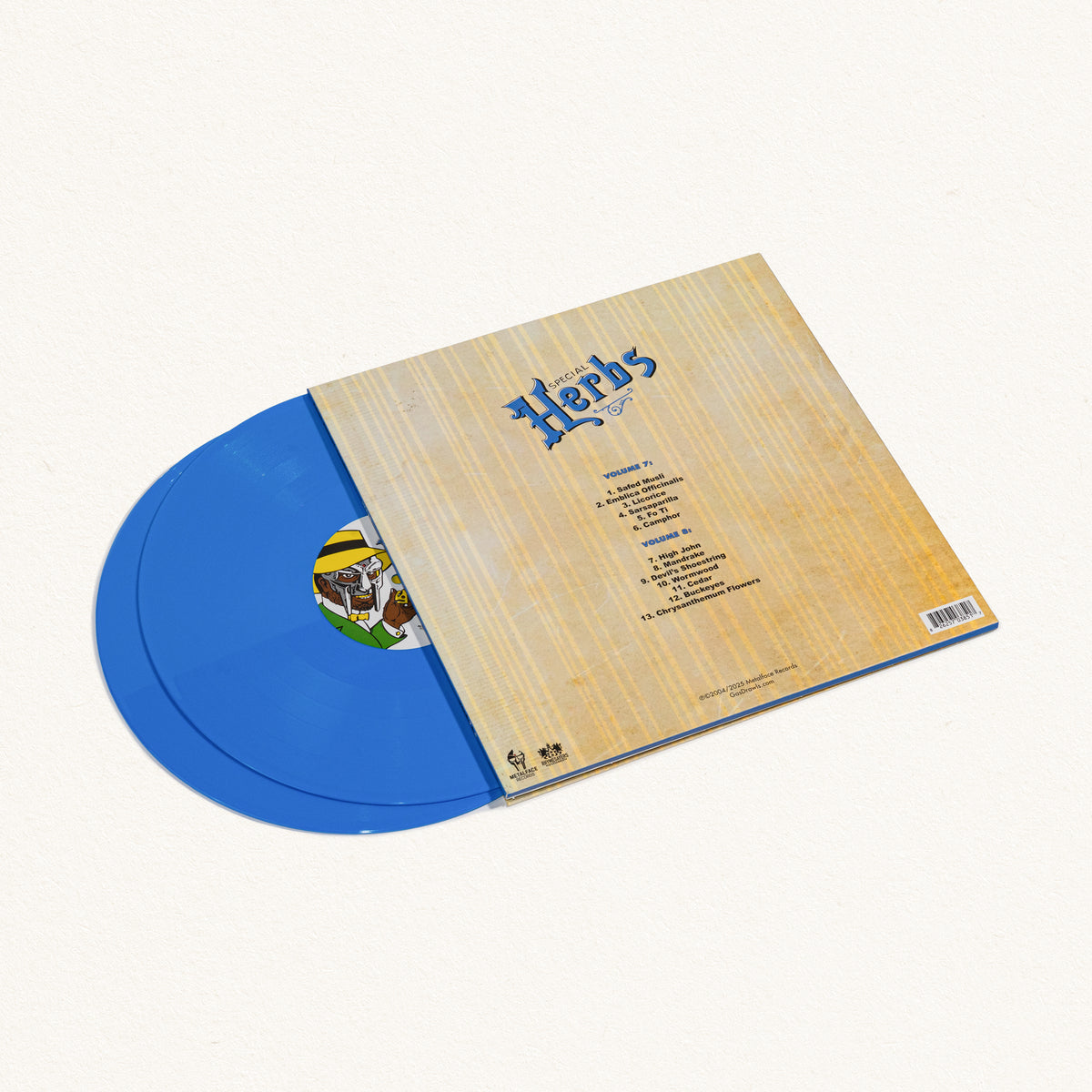 MF DOOM - Metal Fingers Presents: Special Herbs Vol. 7 & 8 VINILO