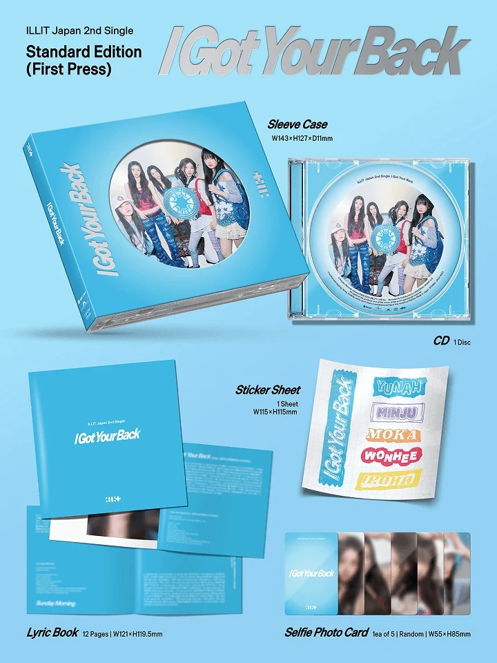ILLIT - I GOT YOUR BACK (JAPAN 2nd Single Album) STANDARD EDITION (FIRST PRESS)