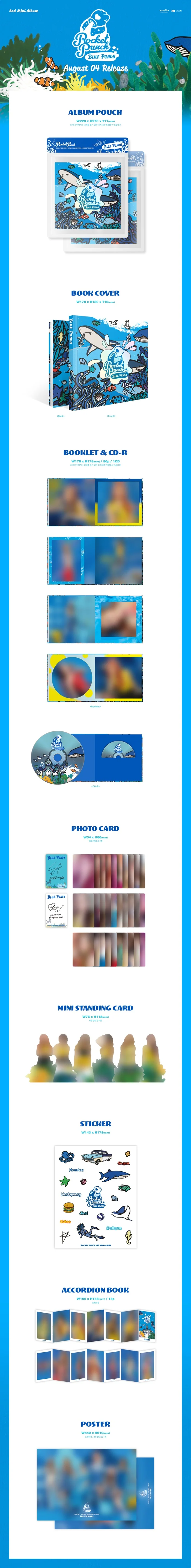 ROCKET PUNCH - Blue Punch (3rd Mini Album)