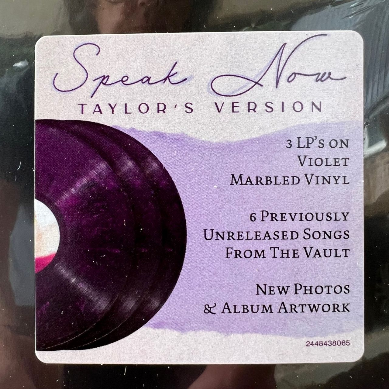 TAYLOR SWIFT - Speak now (Taylor's version) VINILO Violet Marbled