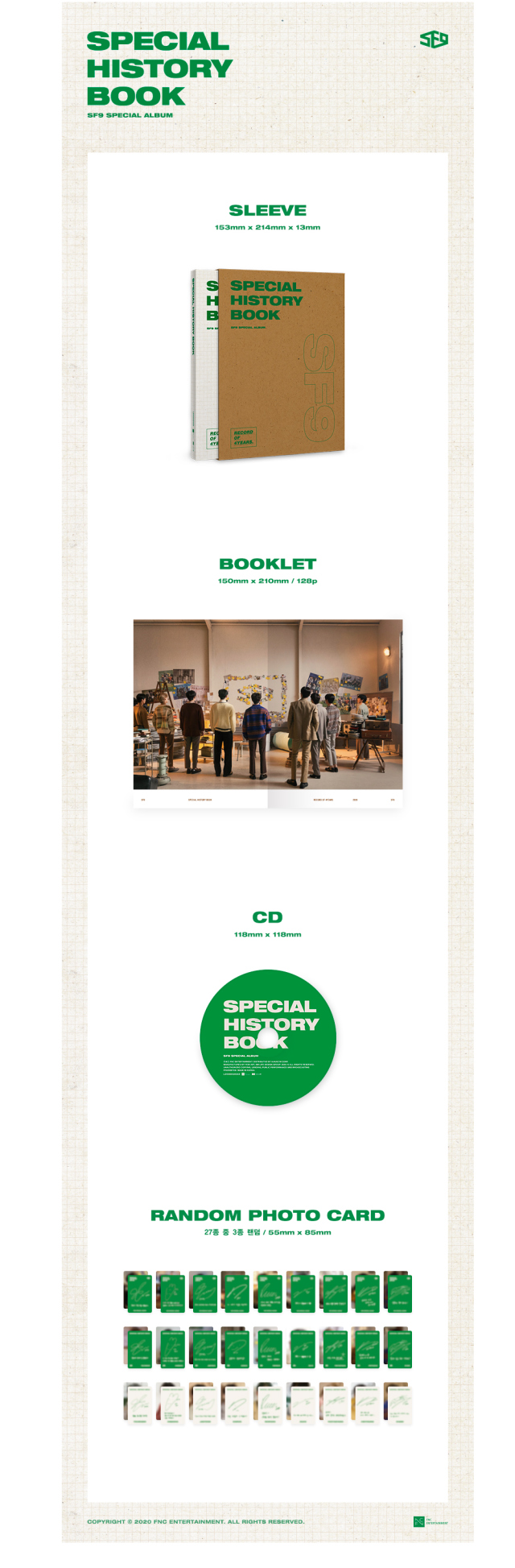 SF9 - Special History Book (Special Album)