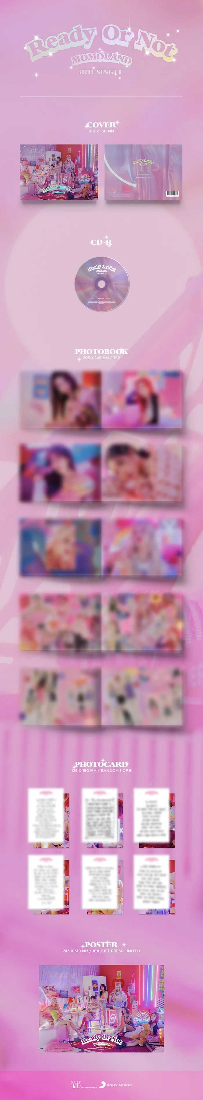 MOMOLAND - Ready Or Not (3rd Single Album)