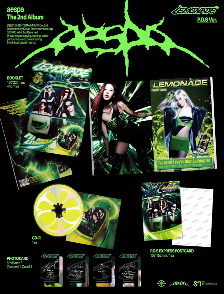 AESPA - LEMONADE (2nd Album) P.O.S Version