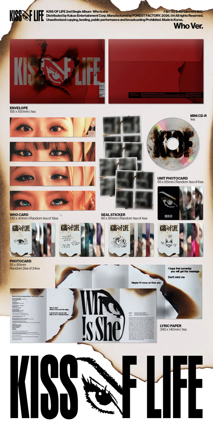 KISS OF LIFE - WHO IS SHE (2nd Single Album) WHO Version