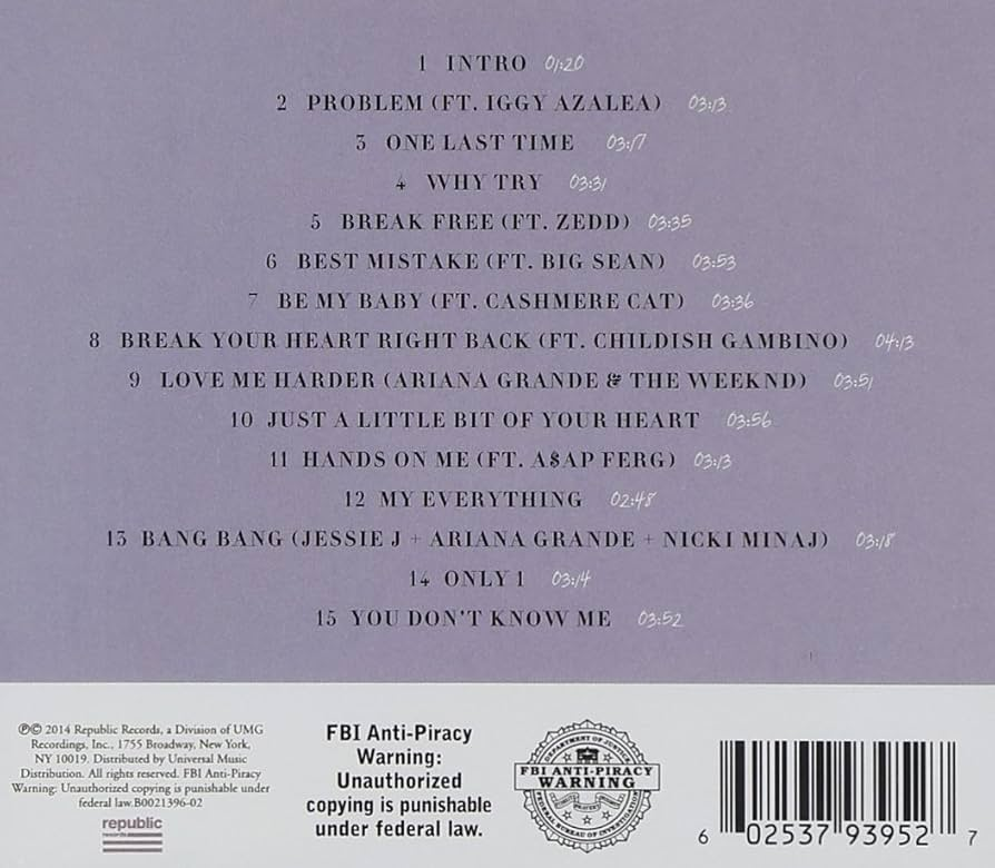 ARIANA GRANDE - My everything CD Deluxe