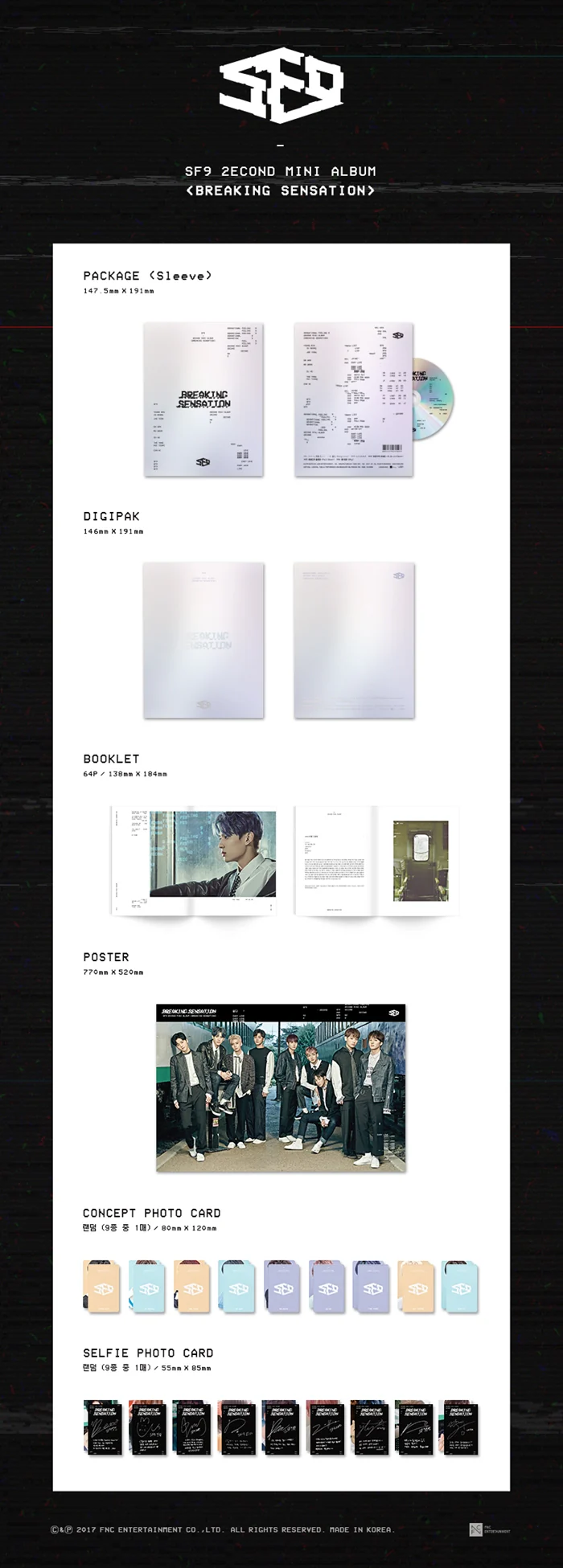 SF9 - Breaking Sensation (2nd Mini Album)