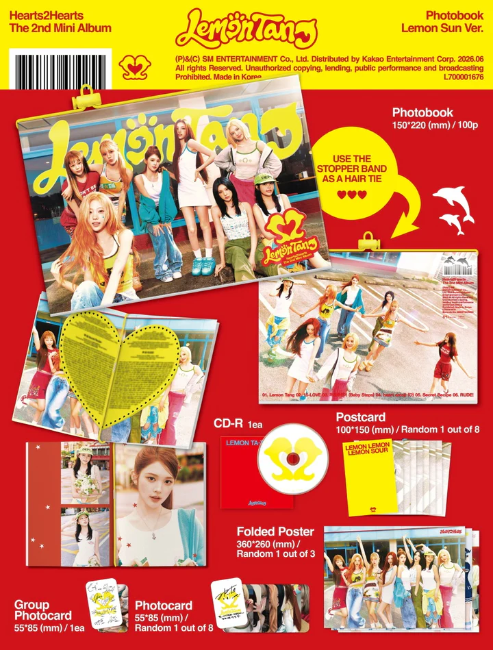 HEARTS2HEARTS - LEMON TANG (2nd Mini Album) PHOTOBOOK