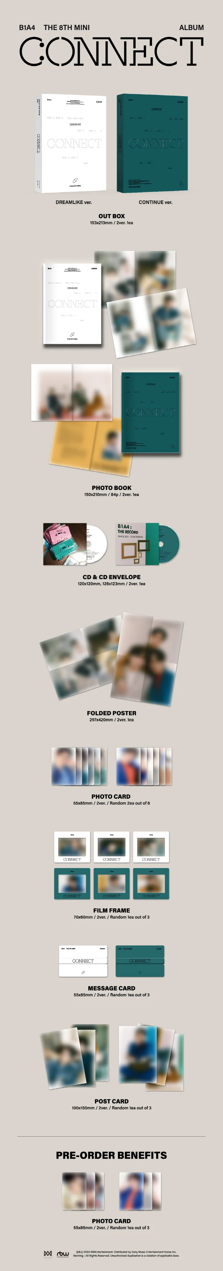 B1A4 - CONNECT (8th Mini Album)