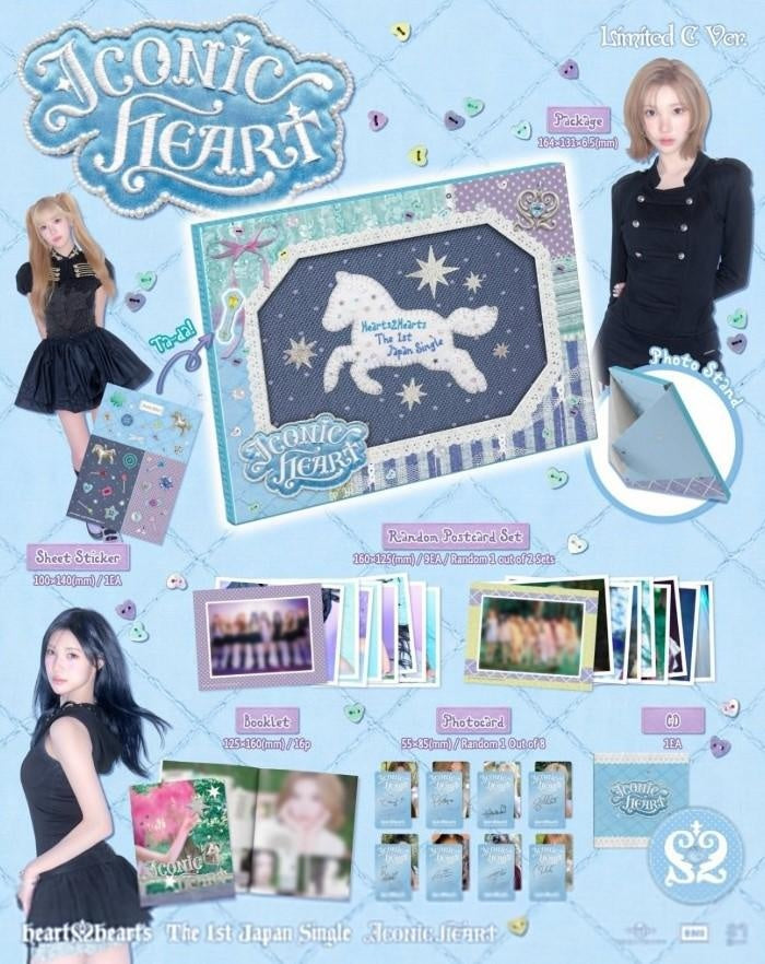 HEARTS2HEARTS - ICONIC HEART (1st JAPAN Single Album) LIMITED Edition C