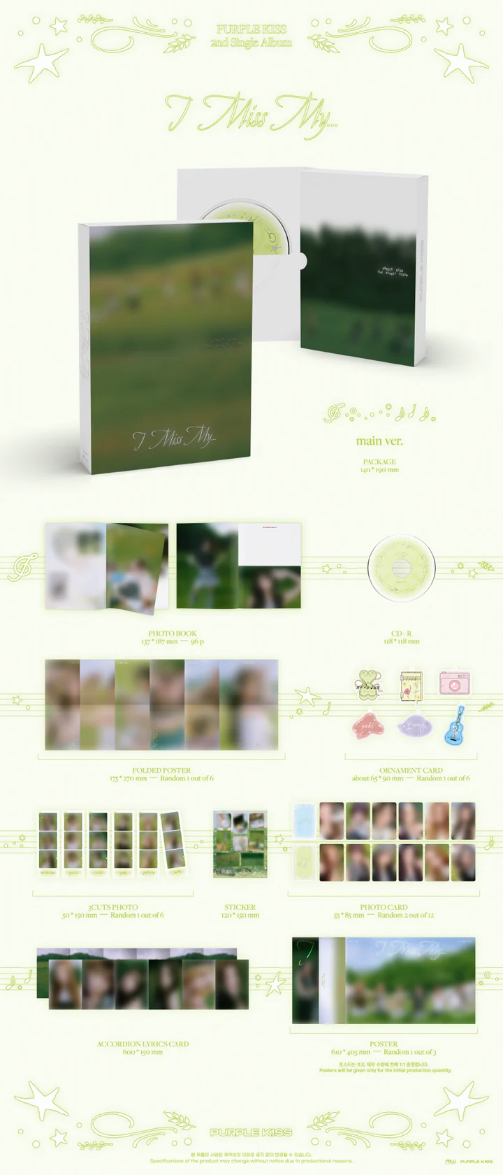 PURPLE KISS - I MISS MY... (2nd Single Album) MAIN Version