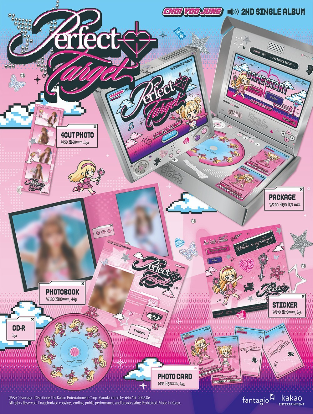CHOI YOO JUNG - PERFECT TARGET (2nd Single Album)