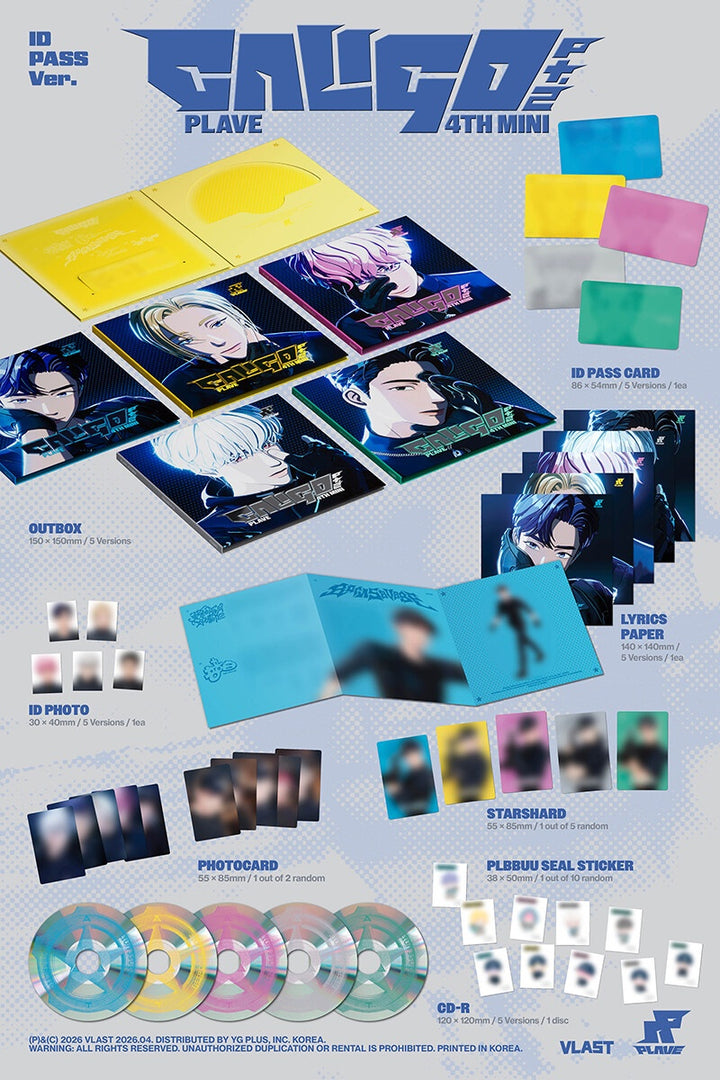 PLAVE - CALIGO PT.2 (4th Mini Album) ID PASS