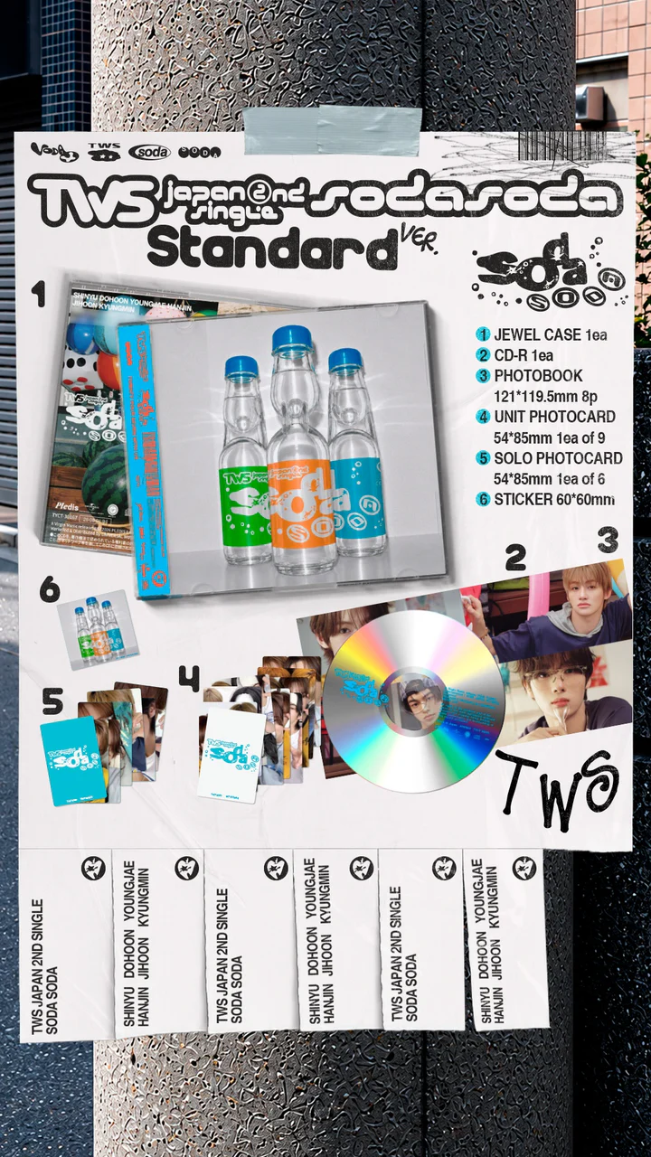 TWS - SODA SODA (JAPAN 2nd Single Album) STANDARD
