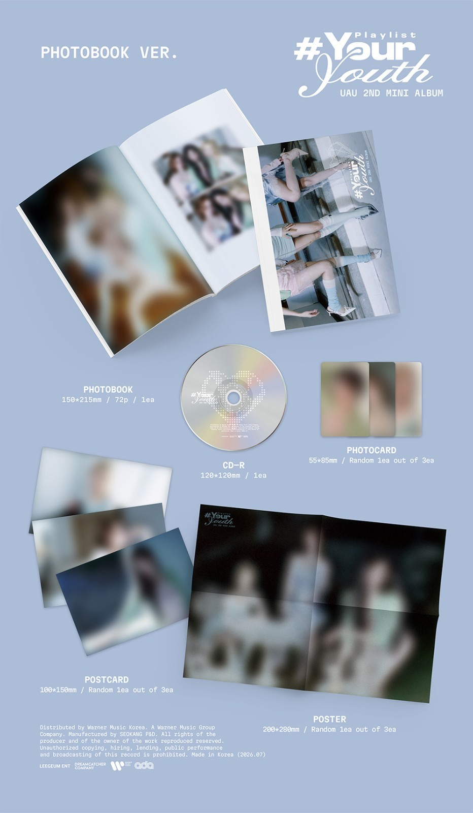 UAU (DREAMCATCHER) - PLAYLIST #YOUR YOUTH (2nd Mini Album) PHOTOBOOK