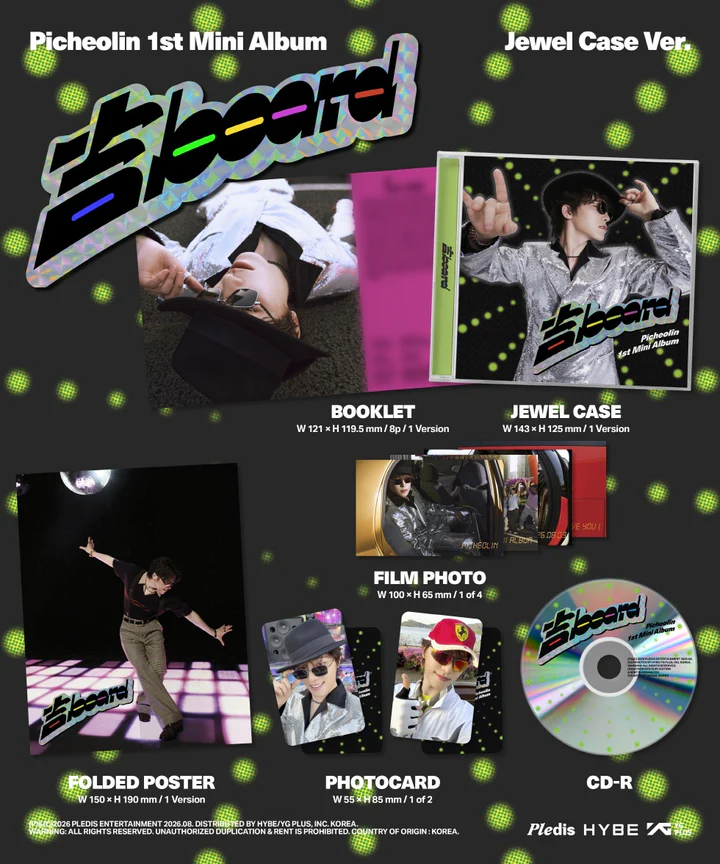 PICHEOLIN (DINO) - 吉BOARD (1st Mini Album) JEWEL CASE