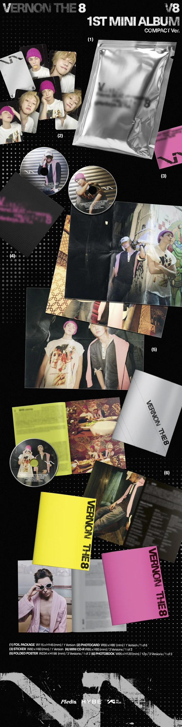V8 (SEVENTEEN) - V8 (1st Mini Album) COMPACT