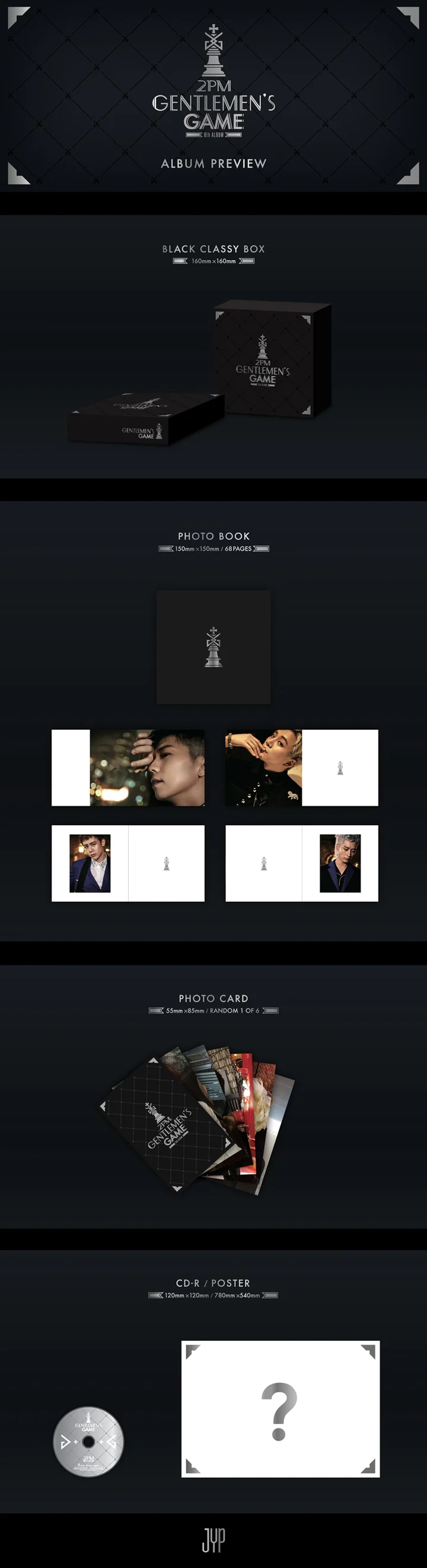 2PM - GENTLEMEN'S GAME (6th Album)