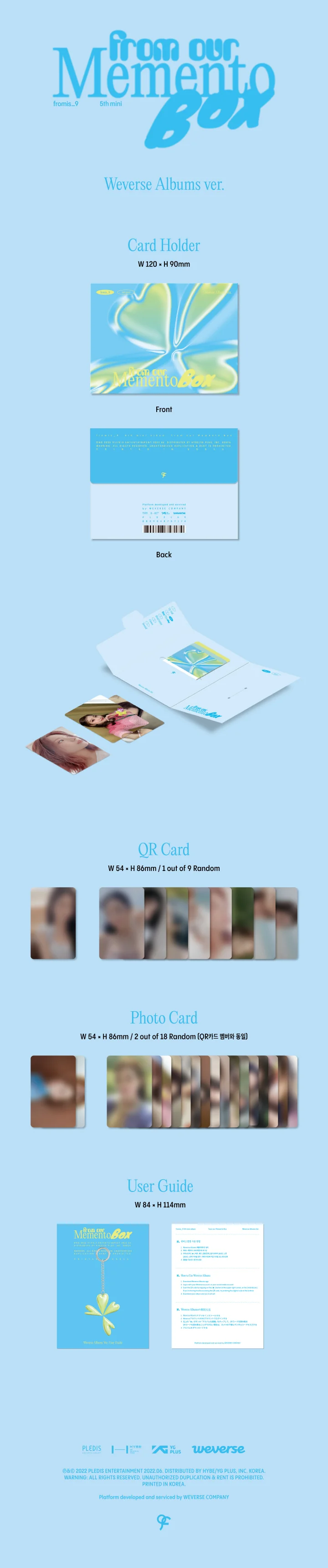 FROMIS_9 - From our Memento Box (5th Mini Album) WEVERSE ALBUMS