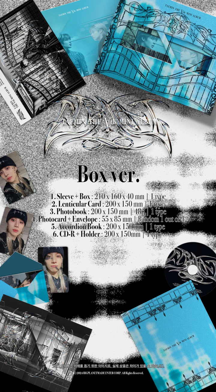 TAEMIN (SHINEE) - ETERNAL (5th Mini Album) BOX ver.